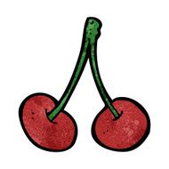 cartoon cherries N26