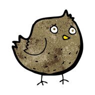 Cartoon Bird N329