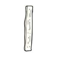 Cartoon Wood Post N10