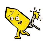 cartoon funny firework character N16