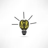 Light bulb vector icon N6