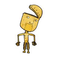cartoon funny robot N72