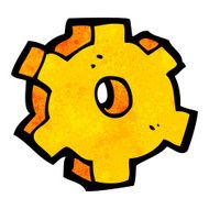 cartoon cog symbol N8