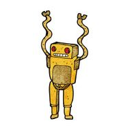 cartoon funny robot N73