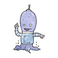 cartoon alien spaceman N21