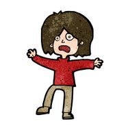cartoon unhappy person N9