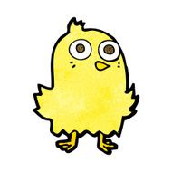 funny cartoon bird N148