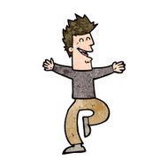 cartoon laughing man N26