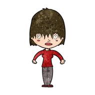 cartoon woman staring N25