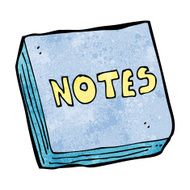 cartoon notes pad N5