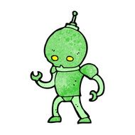 cartoon alien robot N17