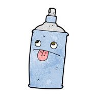 cartoon spray can N77