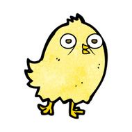 funny cartoon bird N149