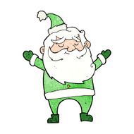 cartoon happy santa claus N25