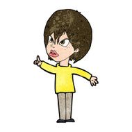 cartoon woman arguing N9