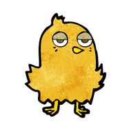 cartoon bored bird N9