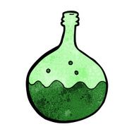 cartoon bubbling chemicals N22
