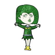 Cartoon Vampire Girl N202