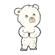 Cartoon Polar Bear Cub N32