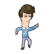 cartoon man accusing N18