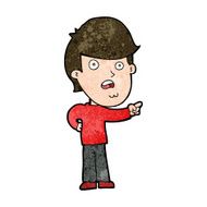 cartoon shocked man pointing N11