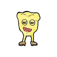 cartoon rotten tooth character N3