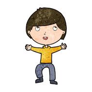 cartoon happy boy N206