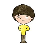 cartoon happy boy N207