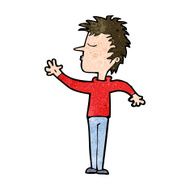 cartoon dismissive man N9