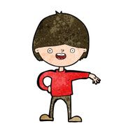 cartoon happy man N398