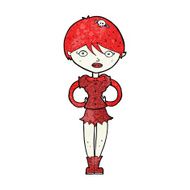 cartoon pretty vampire girl N25