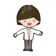 cartoon happy man N402