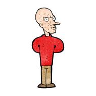 cartoon evil bald man N9
