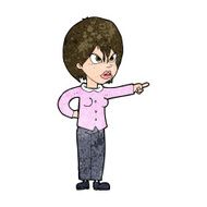 cartoon woman accusing N21