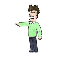 cartoon man accusing N19