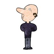 cartoon balding man N17