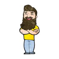 cartoon proud man N26