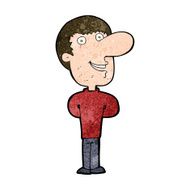 cartoon happy man N406