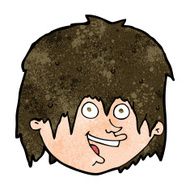 cartoon happy man N408