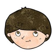 cartoon happy man N409