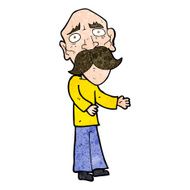 cartoon lonely old man N8