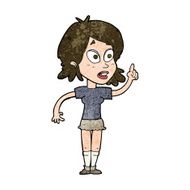 cartoon woman asking question N81