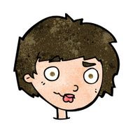 cartoon confused woman N101