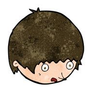 cartoon shocked face N16