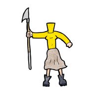 cartoon female body (add photos or mix and match cartoons) N208