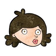 cartoon pretty face N8