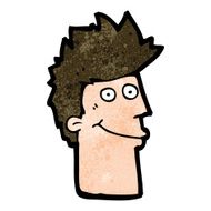 cartoon happy man N412