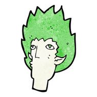 cartoon vampire face N33