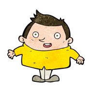 cartoon happy man N414