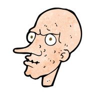 cartoon evil old man N15